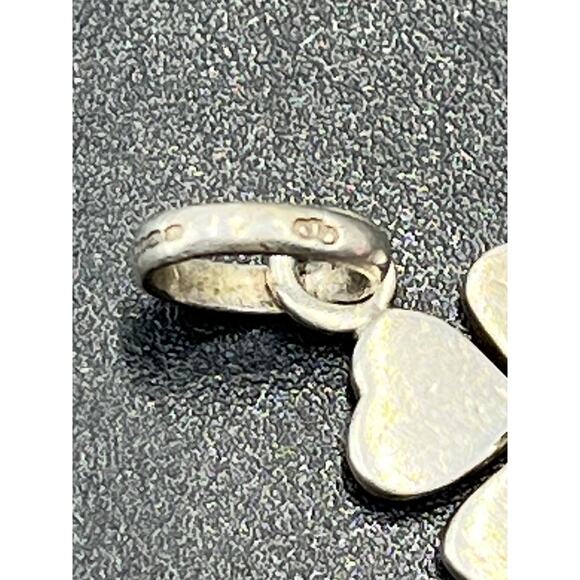 Links of London Sterling Silver Lucky Four Leaf Clover Charm Logo Stamped 925 - Picture 3 of 9